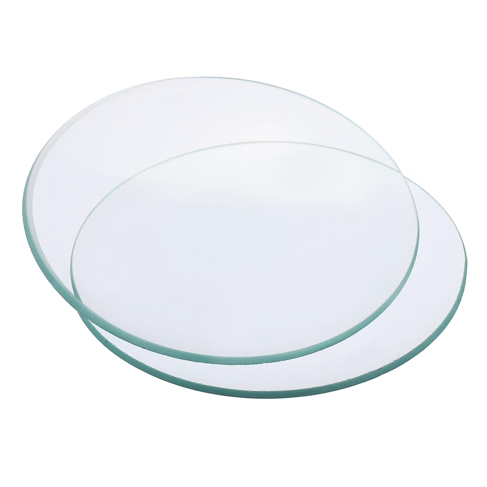 PATIKIL 70mm Diameter Watch Glass, 10 Pack Beaker Cover Smooth Edges Chamfered Arc for Laboratory, Transparent