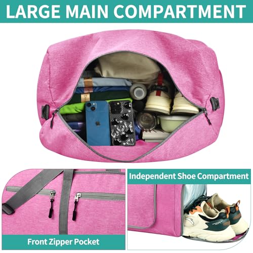 Image of Dimayar 65L Foldable Duffle Bag, Travel & Weekender, Overnight, Gym