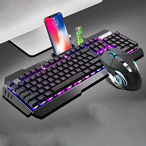 Teclado Gamer Feiyx con Luz RGB USB