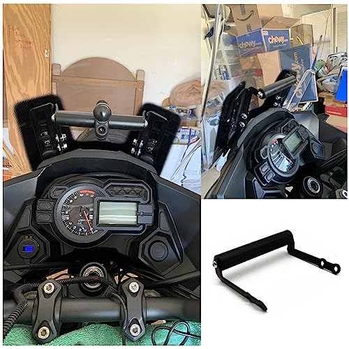 Motorcycle Navigation GPS Bar Mount Bracket for K-awasaki VERSYS 1000 Versys1000 Versys-1000 2015 2016 2017 2018, 22mm Expansion Crossbar Mobile Phone Stand Holder Support KLZ1000 Accessories