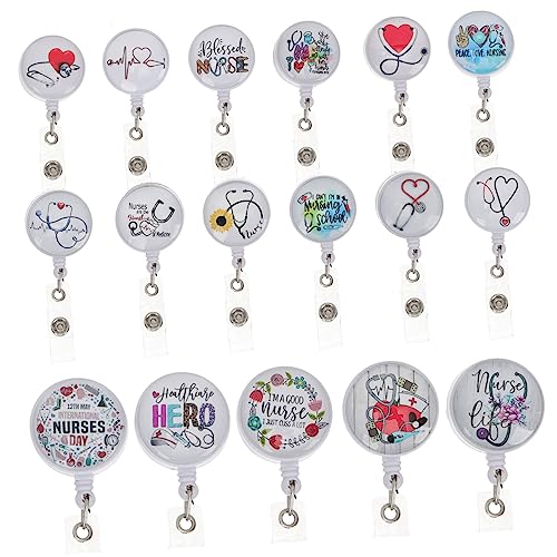 Clips de badge rotatifs SHINEOFI pour ne plus perdre son porte-badge médical