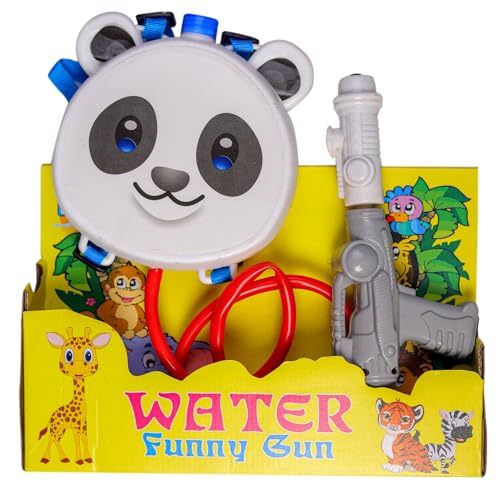 Image of Cock Brand Holi Natural Herbal Gulal with Blaster Animal Panda Bag Tank Water Brown Gun with High Pressure, Ideal Holi Colours and Pichkari, Perfect for an Action-Packed Holi Celebration.