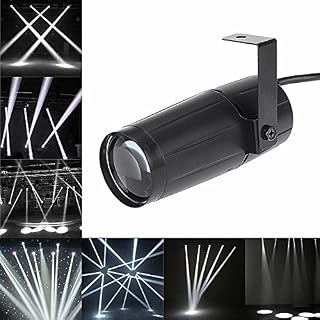 LED Beam Pinspot Light KINGSO 3W Mini Stage Lights Spotlight Track Lighting