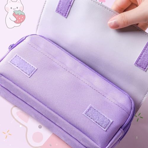 Image of DEOXY Rabbit Big Cartoon Theme Pencil Case-3D Eva Pencil Case Pouch,Multipurpose Zipper Pencil Case for Kids,Pen and Pencil Bag for School Kids (3D Rabbit)