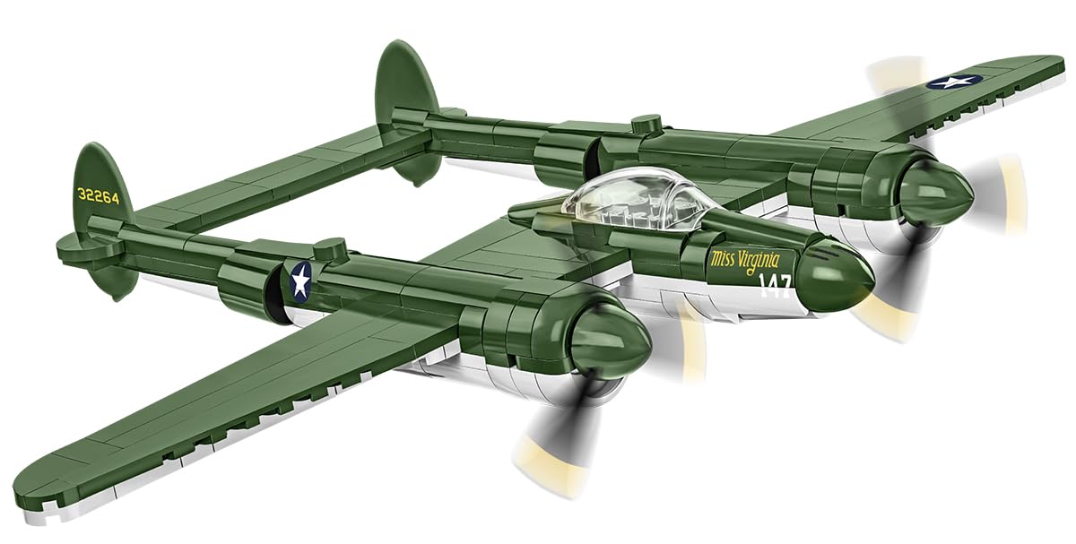 COBI Historical Collection WWII Lockheed(r) P-38 Lightning(r) Plane - Image 5