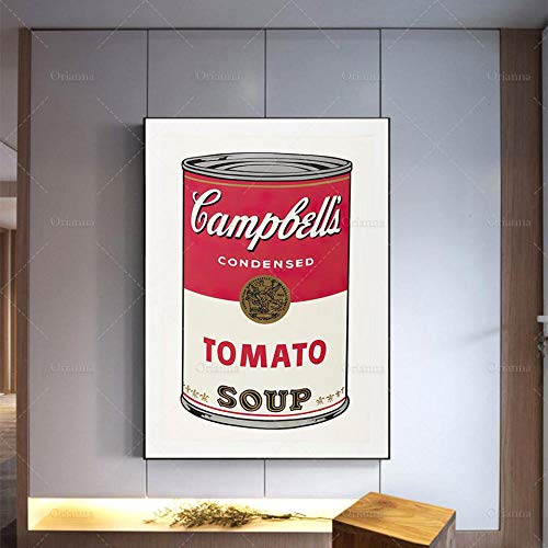 Miniatura 4 de Cuadros Salon,Pop Art Andy Warhol Canvas Art Posters And Prints Cocina Tema Pinturas De Lienzo En La Pared Imagen Artística Decoración De Sala De Estar, Carteles Art Deco -50x70cm