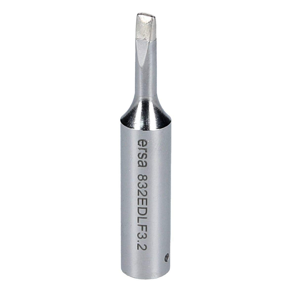 Ersa 0832EDLF Soldering Tip 3.2mm Chisel-Shaped Iron Chrome Coating