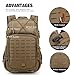Mardingtop Small Military Tactical Backpack for Men,25L Molle Cordura Backpack for Hiking,Camping,Rucking