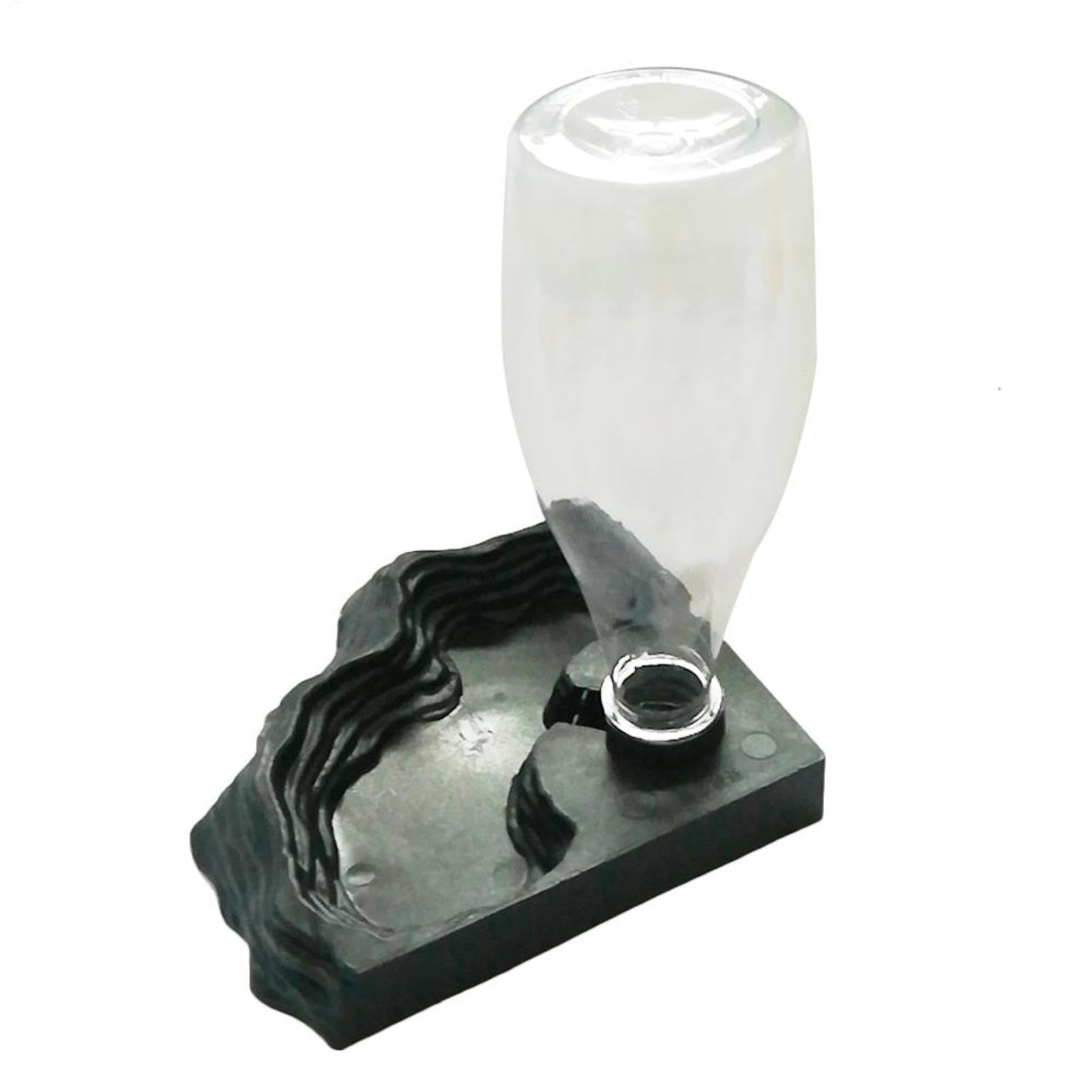 Distributeur d'eau pour reptiles Fontaine automatique pour terrarium cascade siphon amphibien bol à boire