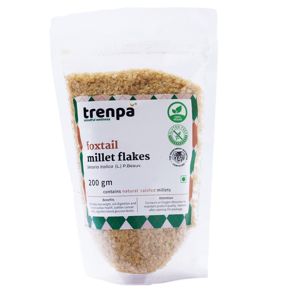 Foxtail Millet Flakes 200 gms Healthy Breakfast Millet Flakes
