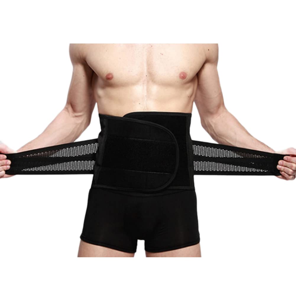 Herren Bauchweggürtel Fitnessgürtel Waist Trainer Gürtel Bauchgurt Schwitzgürtel Sauna Body Shaper Slimming Schwitzen Belt Atmungsaktiv