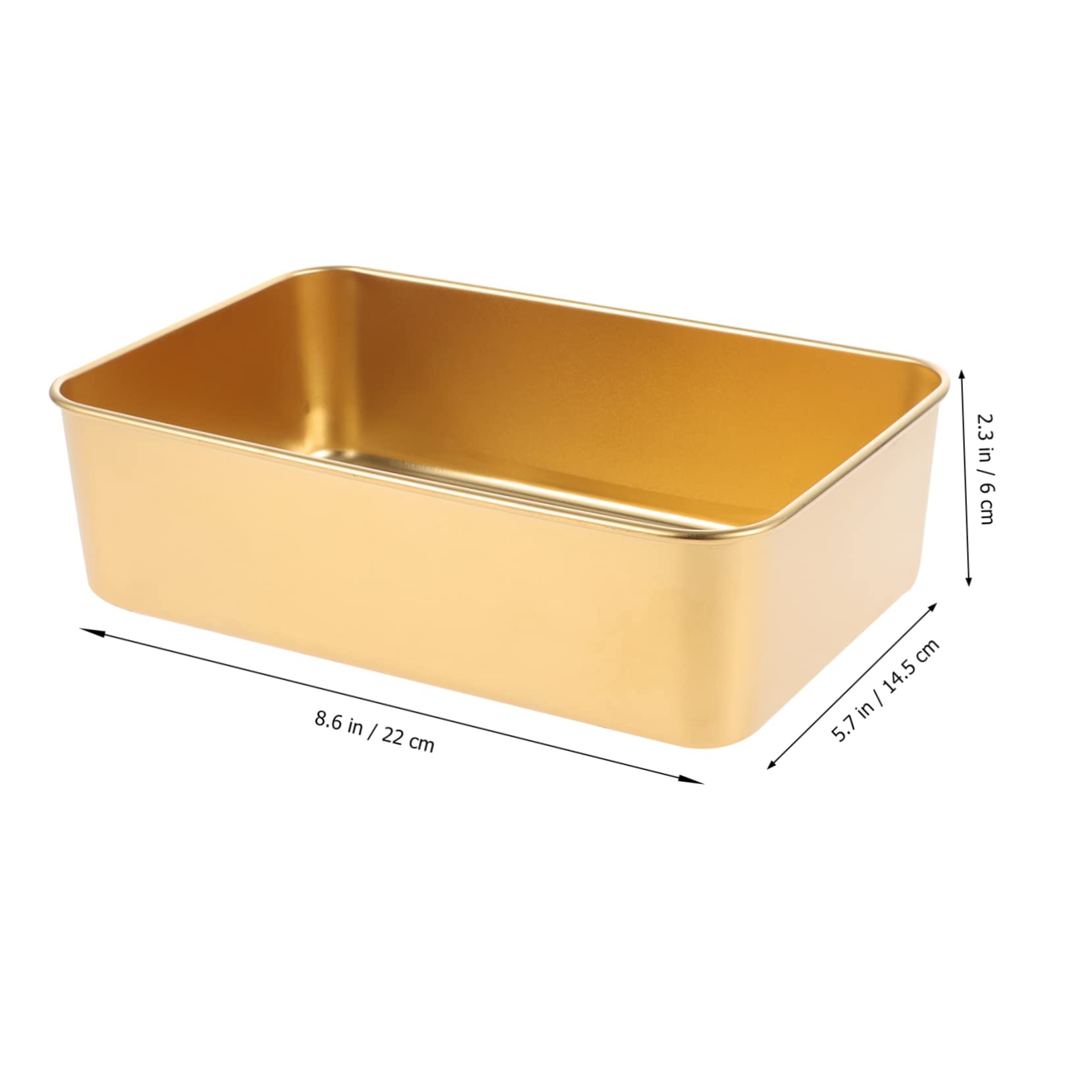 STOBAZA Smooth Edge Stainless Steel Plate Dinnerware Bbq Picnic Outdoor Camping Snack Fruit Plate