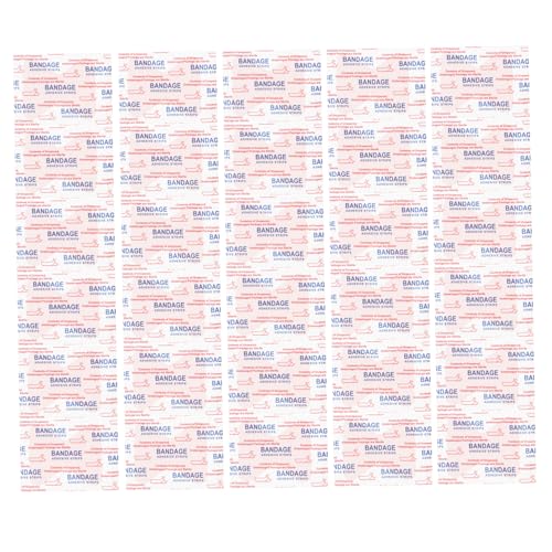 KOMBIUDA 50 Pcs Tirita De Para El Cuidado De Heridas Vendaje Para El Cuidado De Heridas Vendajes Resistentes Pegatinas Impermeables En Los Dedos Educación Física