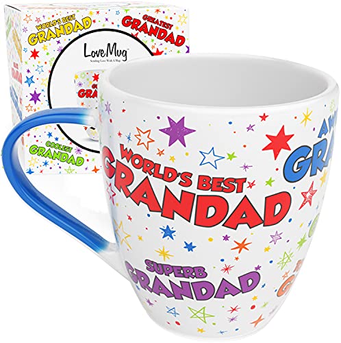 Love Mug: Taza para abuelo, taza de café para abuelo, regalos de Pascua para abuelo, taza de té para abuelo, regalos de…