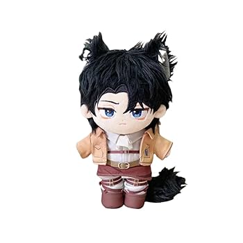 Amazon.co.jp: WHYYY 進撃の巨人 リヴァイ ぬいぐるみ 棉花娃娃