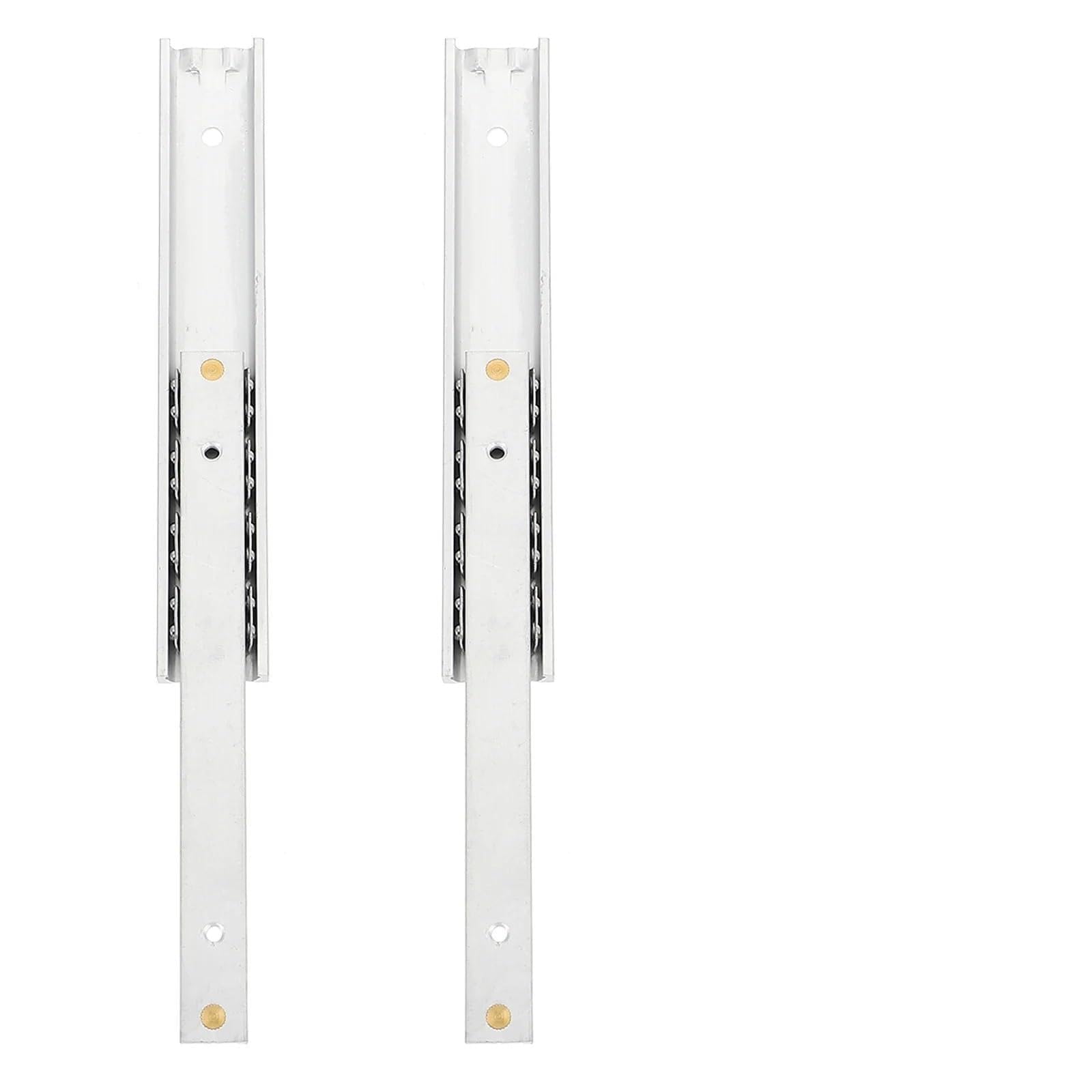 Oumifand 15.5X1.6cm 2Pcs Drawer Slides Cupboard Miniature Extended Cabinet Rails Kitchen Cabinets Push And Pull Furniture(15.5X1.6cm)