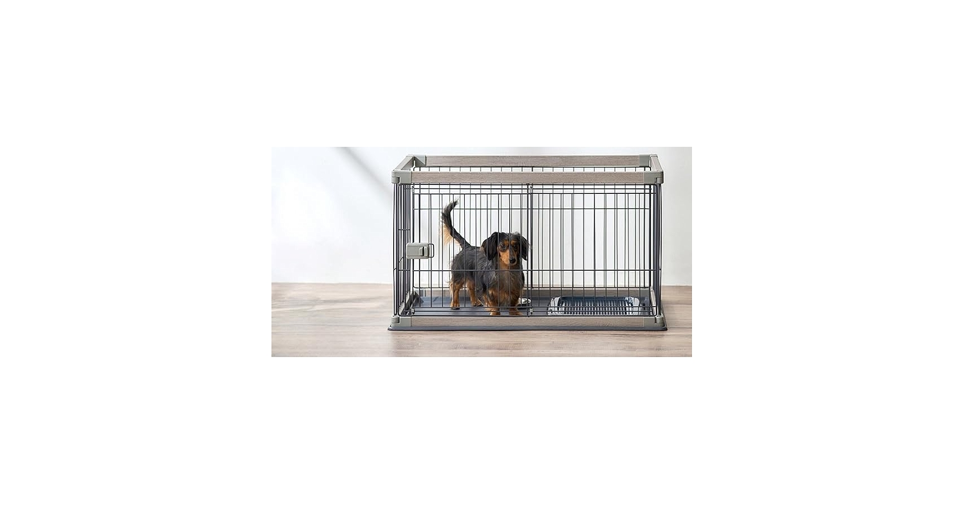 ペットケージ 犬用　アッシュグレー 楽天市場】【公式】犬 ケージ おしゃれ ゲージ サークル ペット