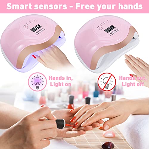 McNory Lampada Unghie LED UV Professionale,168W