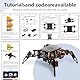 ACEBOTT STEM Robotics Science Kits für Erwachsene, ESP8266 Spider Roboter Bauset, App Fernbedienung, Walking Crawling Spaß Lernspielzeug für 12+ Jahre alte Jungen Mädchen Teenager Erwachsene