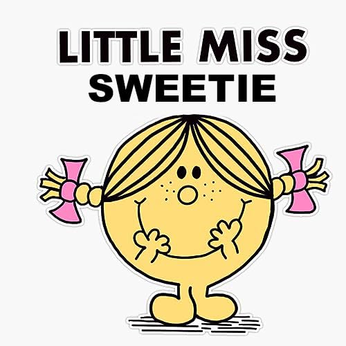 Little Miss Sweetie Sticker Vinyl Waterproof Sticker Decal Car Laptop Wall Window Bumper Sticker 5"