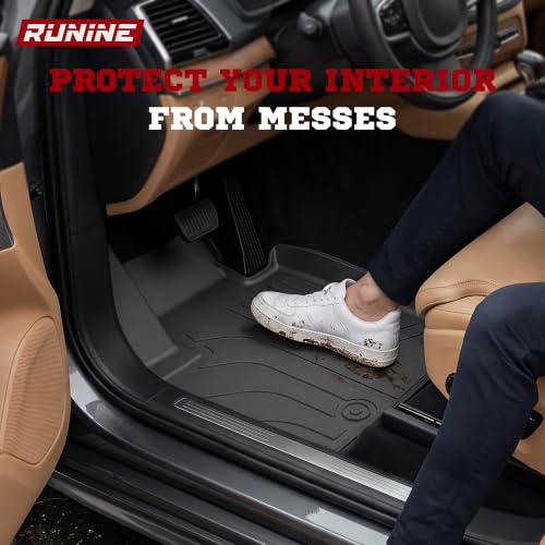 Image of Floor Mats Cargo Liner Fit for 2021-2026 Jeep Grand Cherokee L (Only for 6-Seater w /o 2nd Row Center Armrest), All Weather Car Floor Liners Trunk Cargo Liner Car Accessories