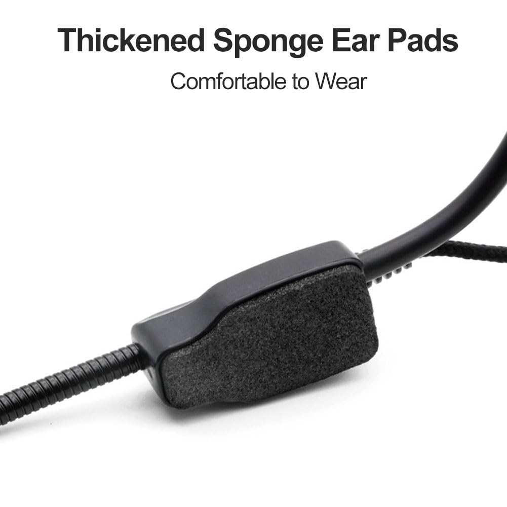 Microfono Da Testa Cablato 3.5 Mm - Per Insegnanti, Conferenze E Spettacoli | Con Cuscinetto Auricolare Comfort - Foto 5