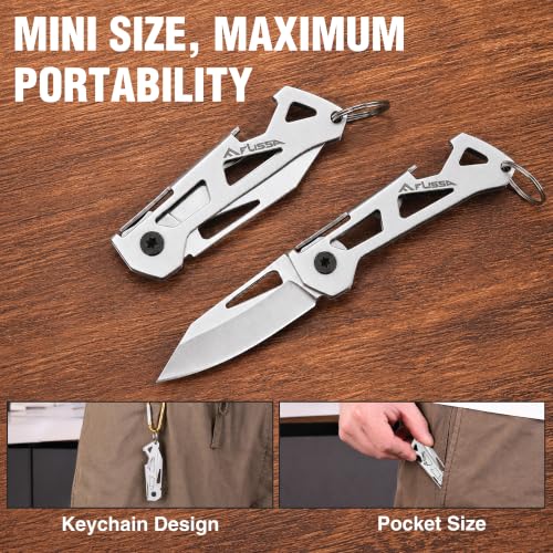Image of FLISSA Mini Folding Pocket Knife-Stainless Steel
