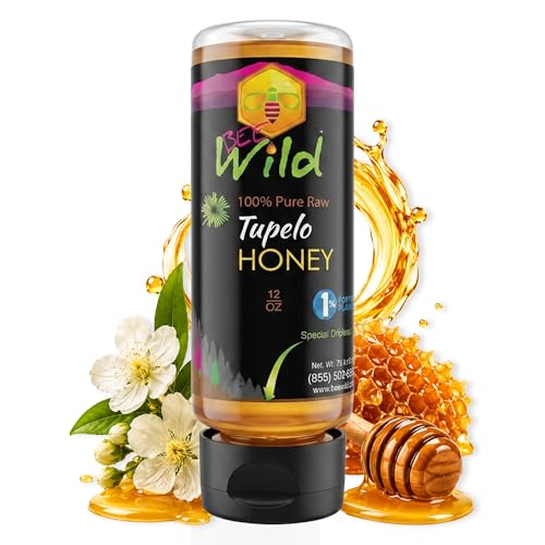 Bee Wild Miel Tupelo Pura y Cruda 12 oz