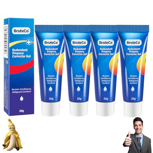 FURZERO Ceoerty Prepucure Foreskin Corrector Gel, Advanced Redundant Prepuce Correction Gel (4 Pack)