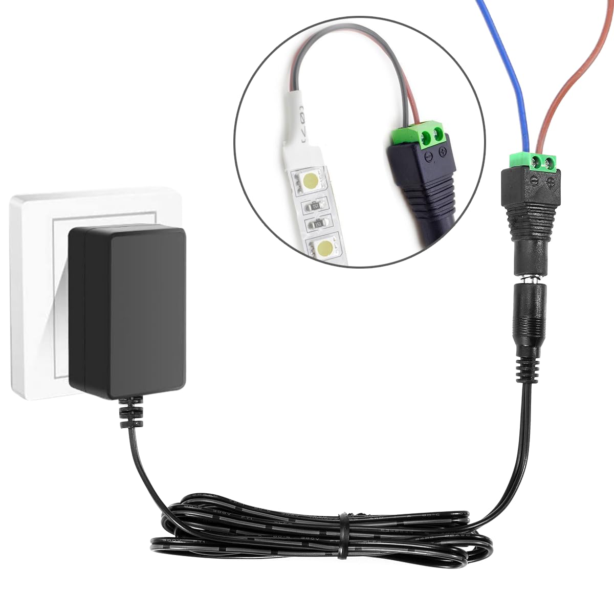 AC 100-240V A DC 12V 1A 2A 3A 5A 6A 8A 10A Alimentatore Con Dimmer Per Luci A Striscia LED Oscuramento Driver