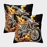 Photo Gallery gxyuaoief set di 2 federe quadrate per cuscini con motivo dirt bike per divano letto con cerniera invisibile, decorative, 45 x 45 cm Photo Gallery gxyuaoief set di 2 federe quadrate per cuscini con motivo dirt bike per divano letto con cerniera invisibile, decorative, 45 x 45 cm