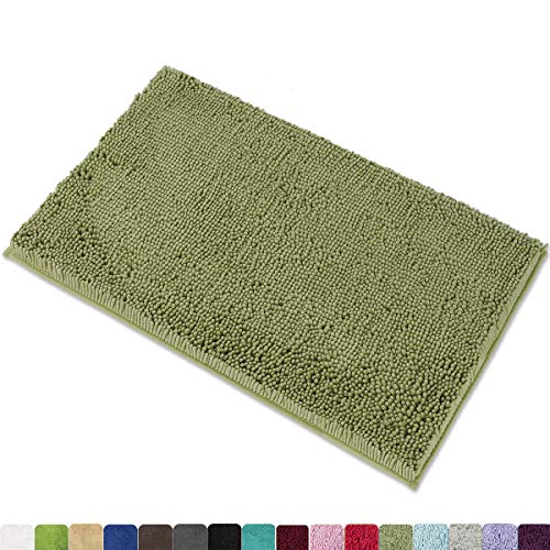 MAYSHINE Chenille Bath Mat for Bathroom Rugs 32" x20", Extra Soft and Absorbent