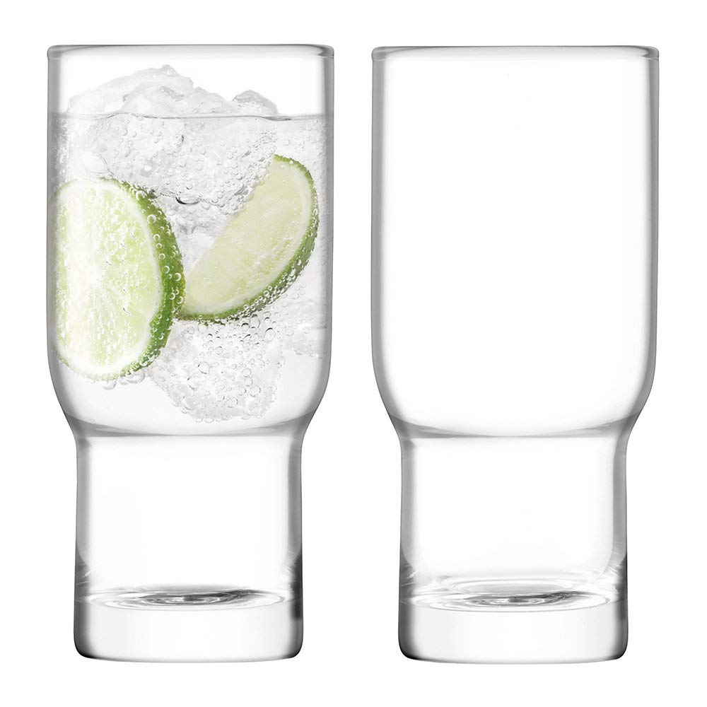 LSA International UT61 Utility Tumbler 300 ml Clear x 2, Transparent, 300ml