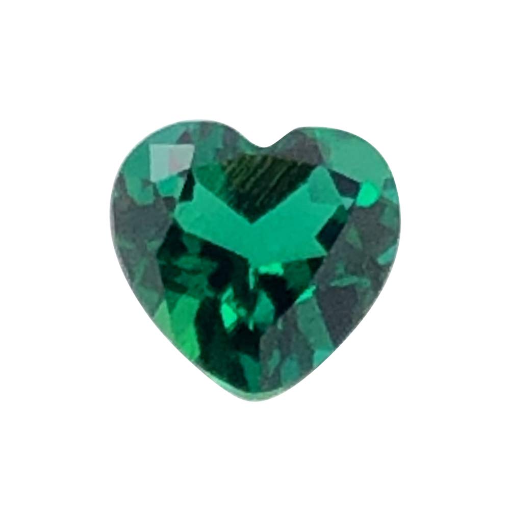 InstagemLab Created Emerald Heart Shape AAA Quality from 3MM-10MM