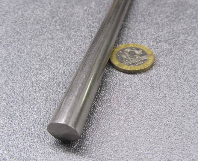 304 Stainless Steel Round Rod .4375" Diameter x 6 Foot Length 1 Piece