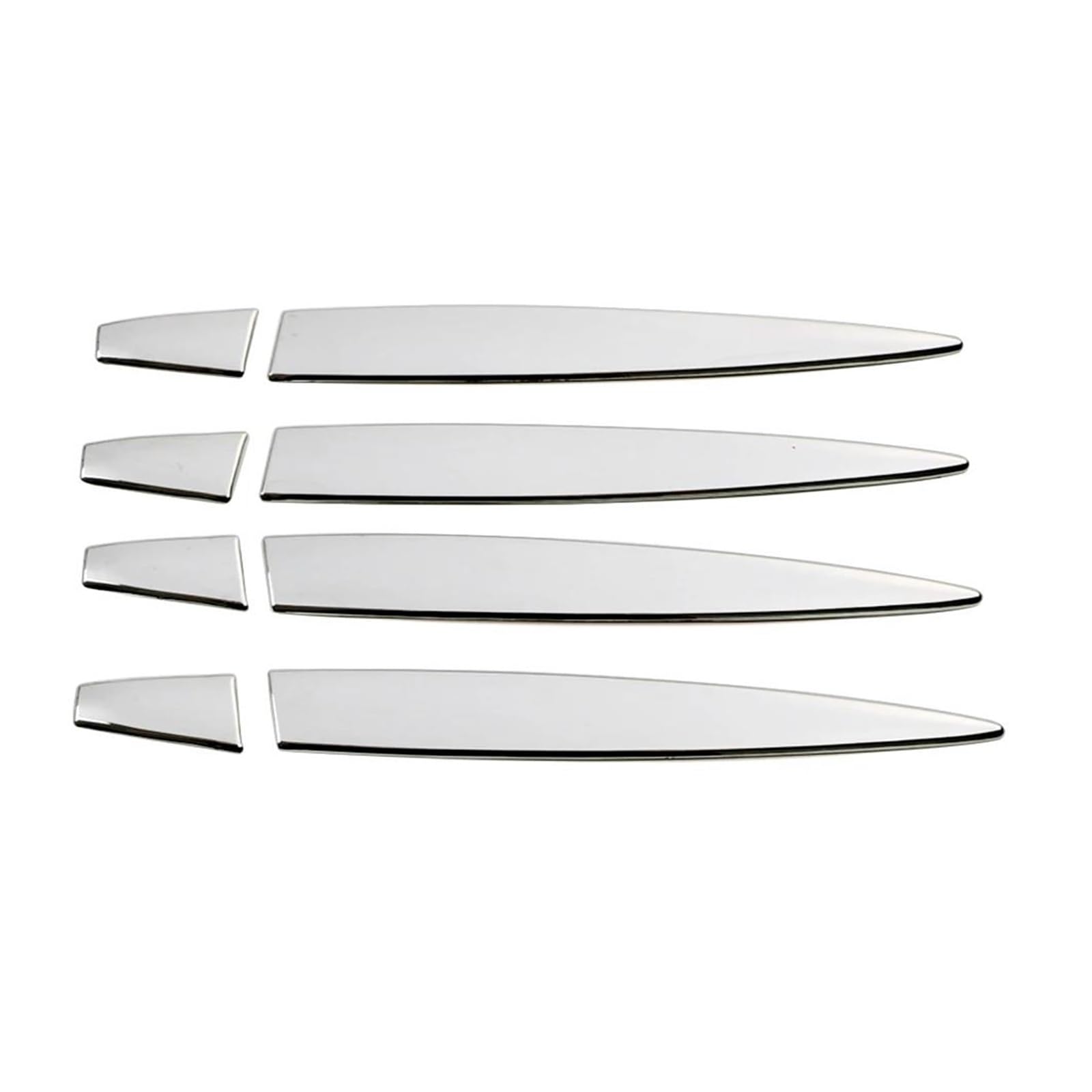 MTVTFECEWG Car Exterior Door Handle Cover Trim for X1 X2 X5 X6 F39 F48 F49 F15 F16 F85 F86 (Chrome)