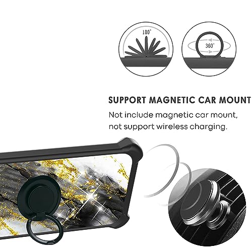 Image of Aroepurt JSH-HDL Case Compatible with CUBOT Note 21 Mobile Phone Case Protective Cover [With 9H Hardness HD Protective Film] PC + Silicone