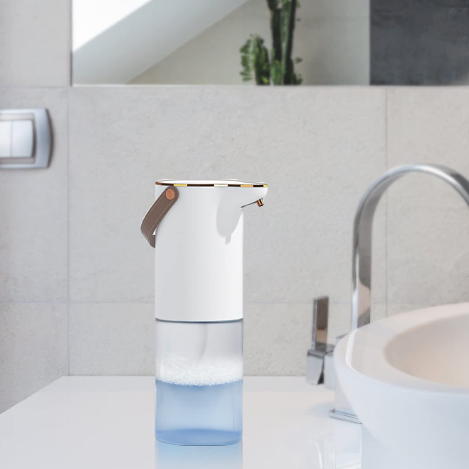 Dispenser Sapone Automatico JOFLVA A Ricarica USB - Con Sensore Senza Contatto, Impermeabile IPX5 - Foto 8