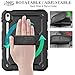 SEYMAC stock Case for iPad (A16) 11th/10th Generation 11''/10.9'' 2025/2022, Full-Body Drop Protection Case with Screen Protector &360° Rotate Hand Strap/Stand, Black