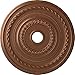 Ekena Millwork CM25COPOS Cole Ceiling Medallion, 25 3/8"OD x 3 3/8"ID x 1 3/8"P, Hand-Painted Polished Copper