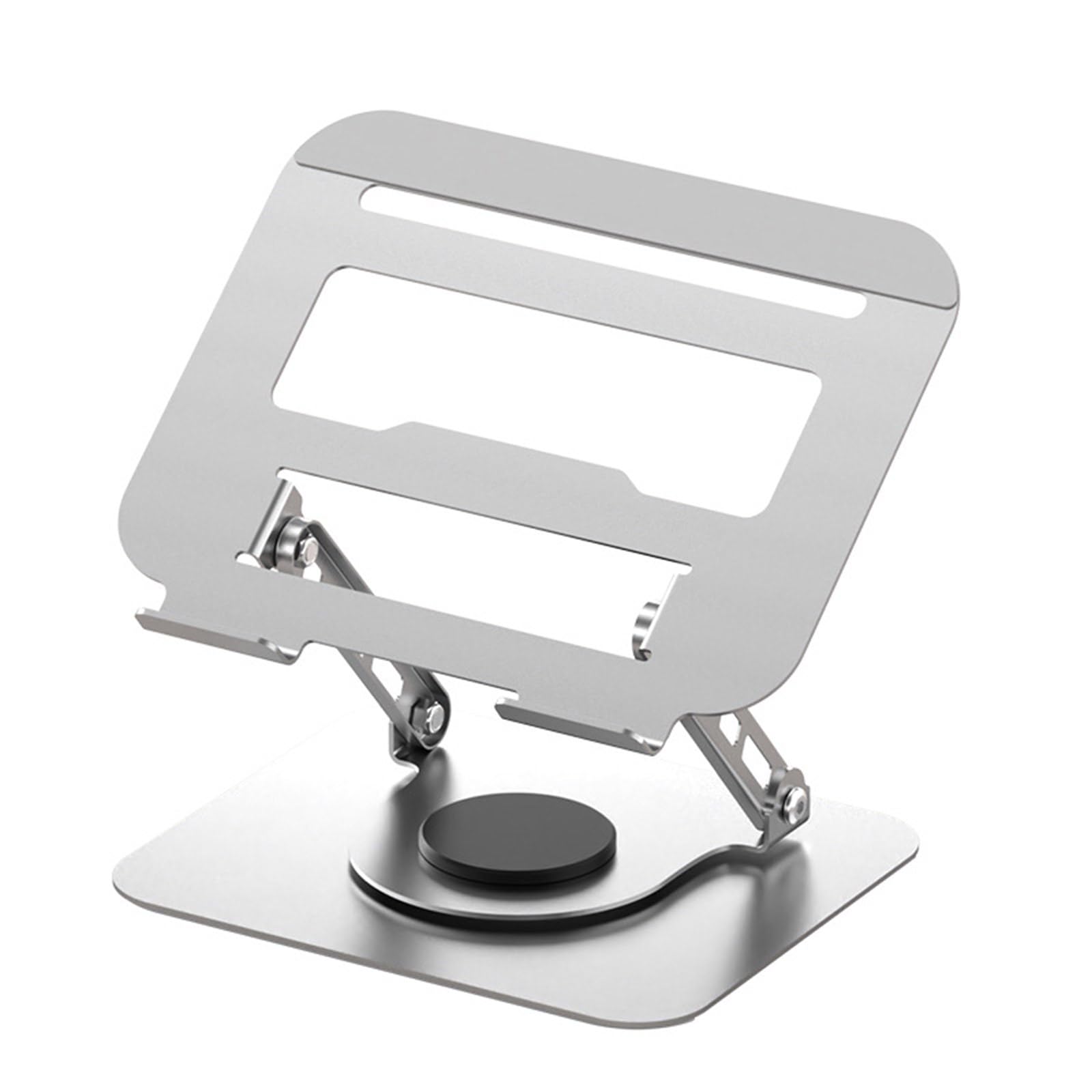 Maxtonser Adjustable Laptop Stand with 360 Degree Rotatable Base Foldable Laptop Holder for Desk Ergonomic Computer Notebook
