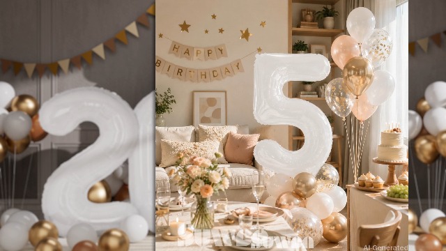 Amazon.com: SUWEN 40 Inch White Large 14 Number Balloons Big Foil