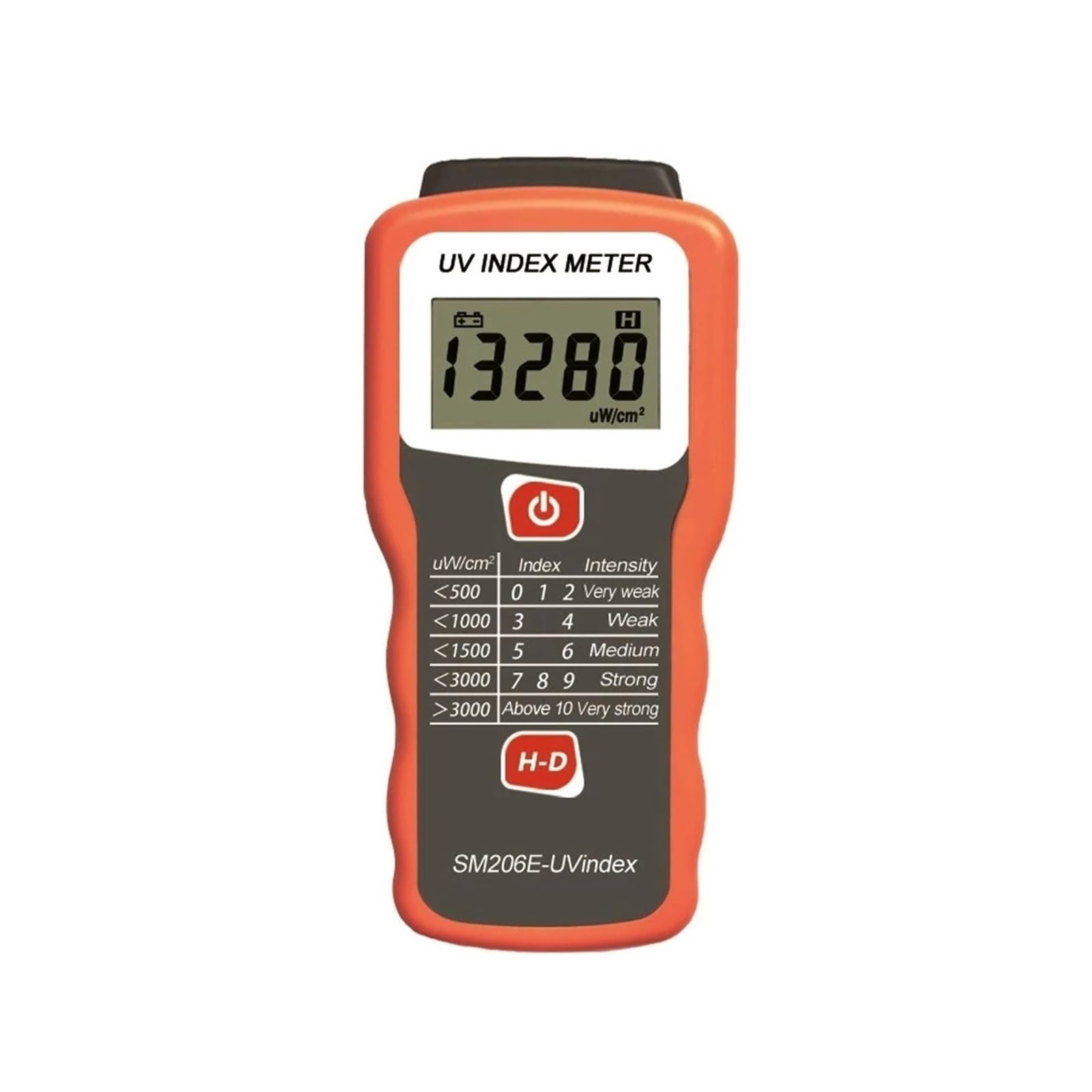 Belichtungsmesser, SM206E UV-Index-Messgerät Digitaler UV-Strahlungsintensitätstester UVA UVB im Sonnenlicht Solarfilm-Blockierdetektor