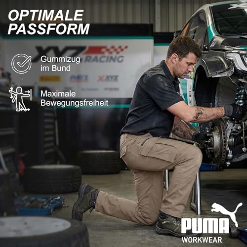 Pantalon de travail anti-déchirure PUMA stretch pour en finir avec les vêtements rigides