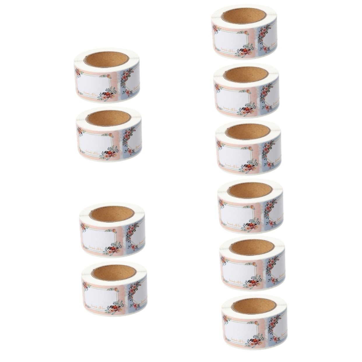 Operitacx 10rouleaux Étiquettes Autocollantes Blanches Multipurpose Pour Classification De Stickers De Noms Pour Cuisine Bureau Et Rangement Étiquettes