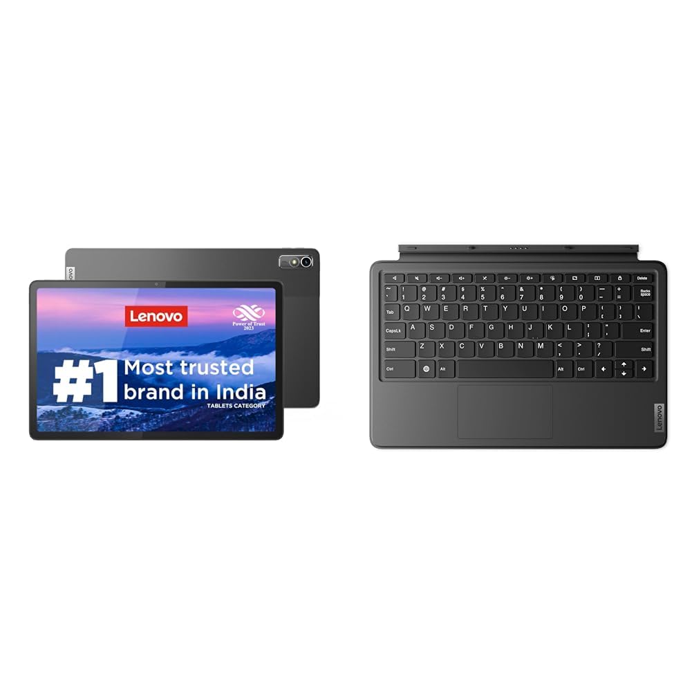Lenovo Tab P11 (2nd Gen) with Keyboard| 11.5 Inch| LTE (4G) + Wi-Fi| 6 GB Ram, 128 GB ROM| Wi-Fi + LTE| 120 Hz, 2K LCD Display| Keyboard with 4…