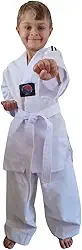 Dobok Kimono Canelado Olimpic Taekwondo Infantil/Adulto - Homologado