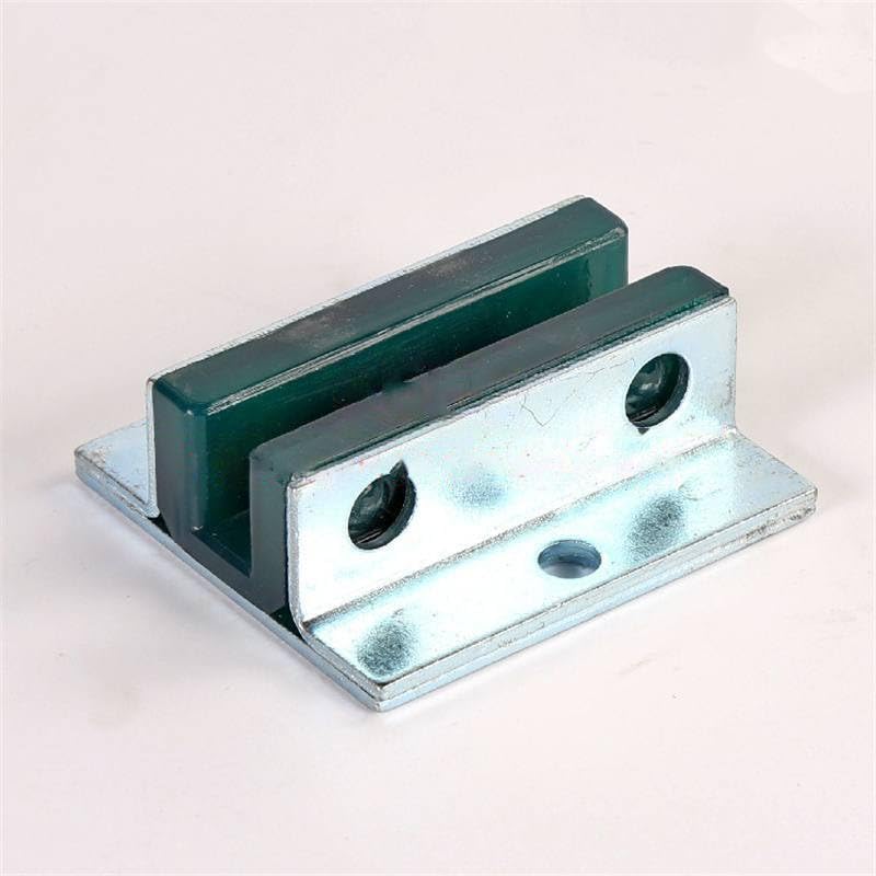 4PCS Elevator Counterweight Guide Shoe Length 80mm Groove Width 10mm Green