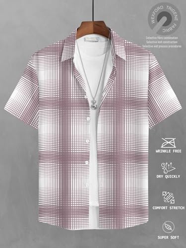 Image of BULLMER Trendy Regular Fit Printed Causal Shirt for Men - Pack of 1
