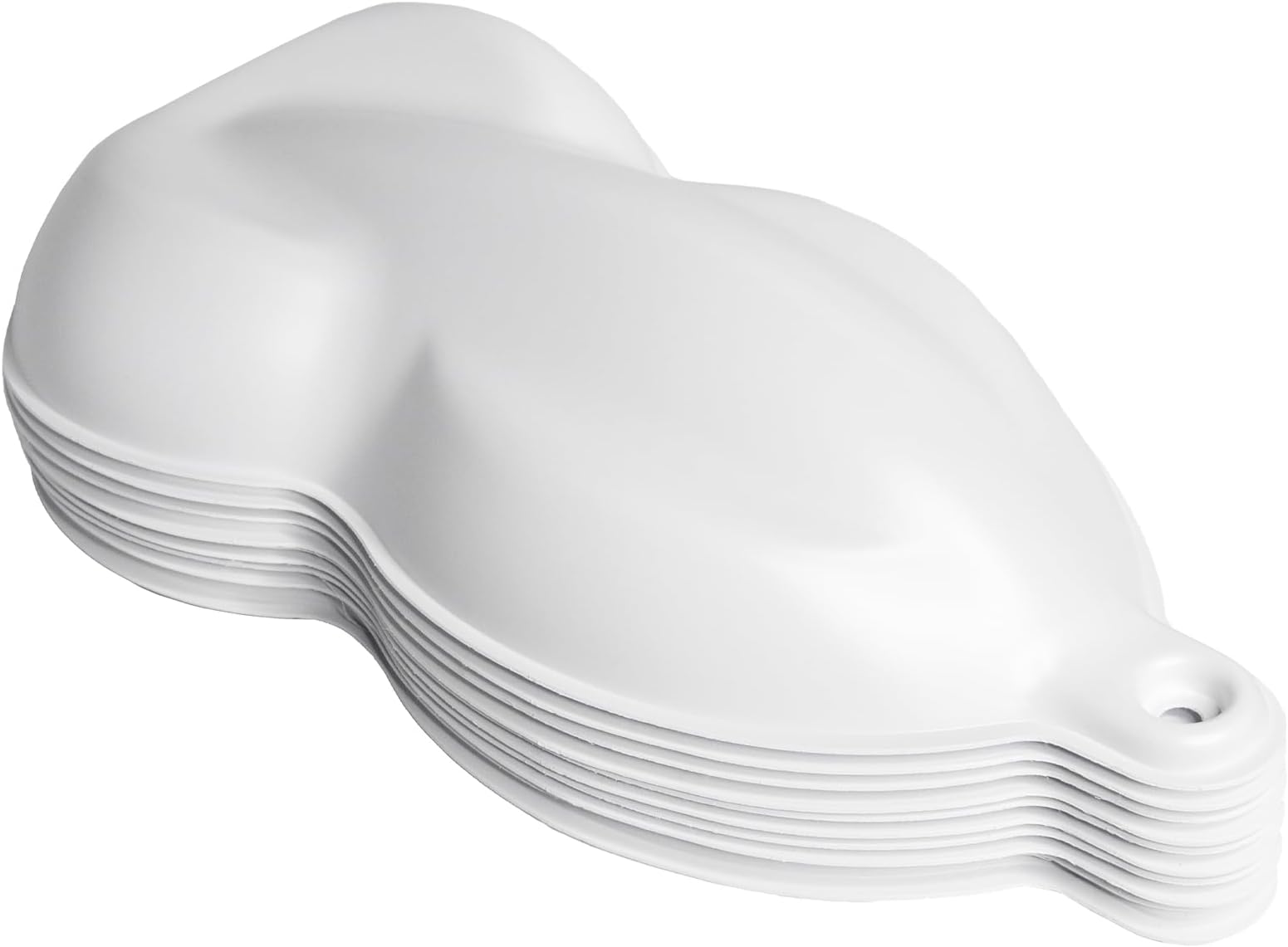 Speed Shapes (10) White Plastic Car Models for Auto Paint Display, Wrap and Tint Sample Display | Made in USA